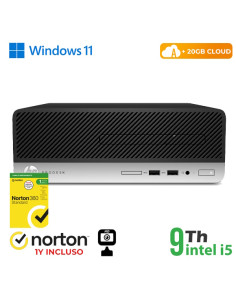 RINOVO PC HP 400-600 G5 SFF i5-9X00/DDR4 8GB/SSD 256GB/W11/CLOUD 20GB/Grade A/1Y Warranty + NORTON +