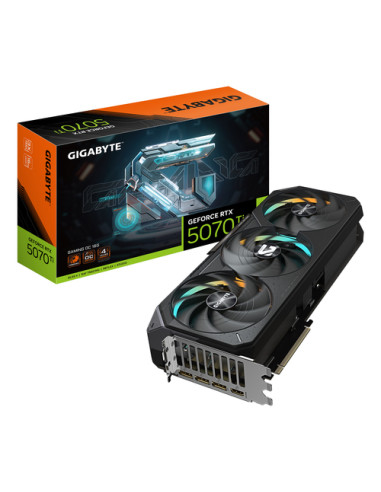 GIGABYTE GeForce RTX 5070 Ti GAMING OC 16G Scheda Grafica - 16GB GDDR7, 256 bit, PCI-E 5.0, 2588 MHz Core Clock, 3 x DP 2.1a, 1 