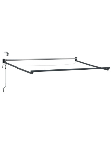 Struttura della tenda elettrica retrattile Antracite 2,5 x 2 m