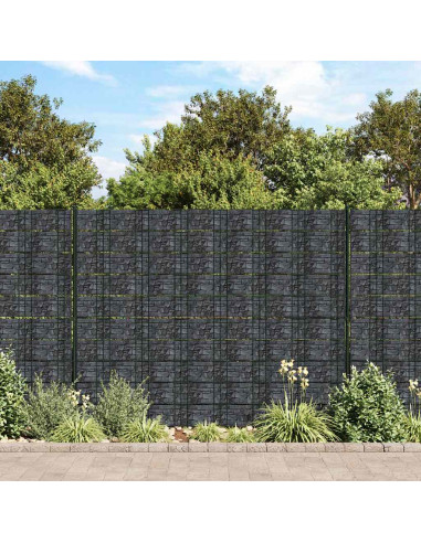 Recinzione Frangivento da Giardino PVC 70x0,19 m Grigio