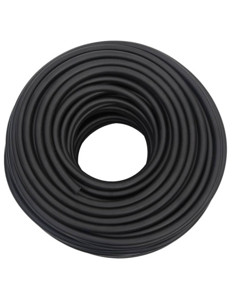 Tubo Aria Ibrido Nero 0,6" 50 m in Gomma e PVC