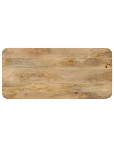 Tavolo da Pranzo 112x52x76 cm in Legno Massello di Mango