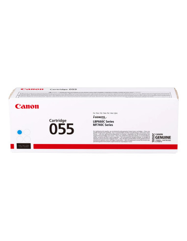 Canon 055 cartuccia toner 1 pz Originale Ciano