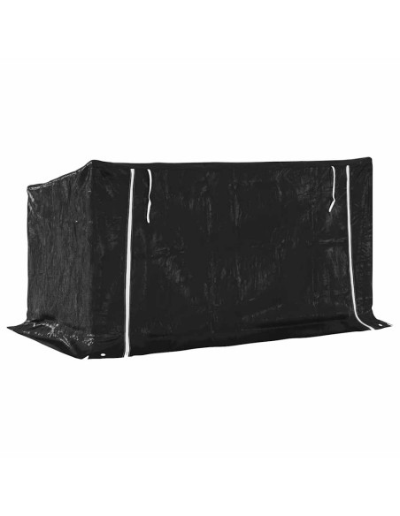 Rastrelliera Legna con Copertura Antipioggia Acciaio Zincato