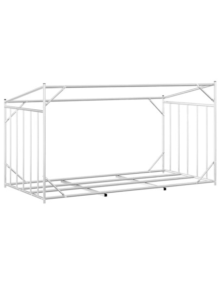 Rastrelliera Legna con Copertura Antipioggia Acciaio Zincato