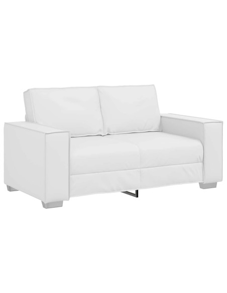 Divano Bianco 160 x 80 x 84 cm Tessuto