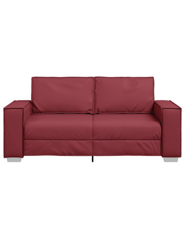 Divano Rosso Vino 180 x 80 x 84 cm Tessuto