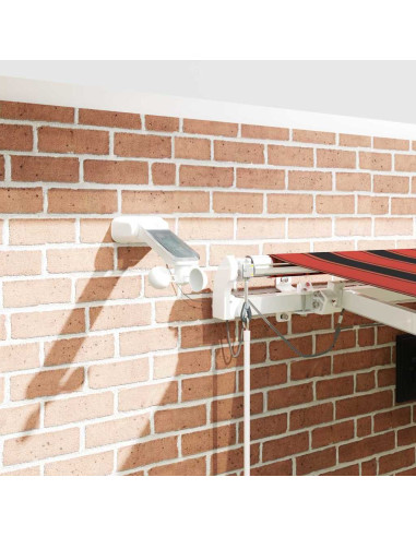 Tenda Retrattile Arancione e Marrone 450 × 350 cm