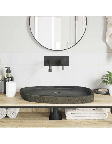 Lavabo Grigio 65 x 50 x 6 cm Pietra fiume