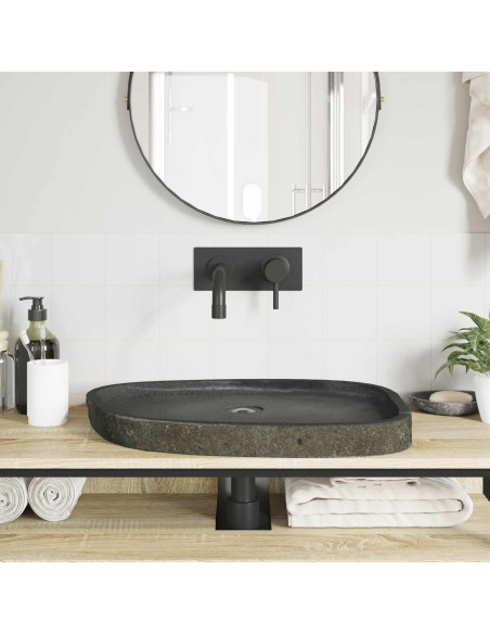 Lavabo Grigio 65 x 50 x 6 cm Pietra fiume