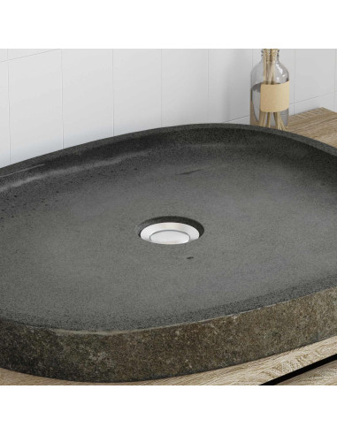 Lavabo Grigio 65 x 50 x 6 cm Pietra fiume