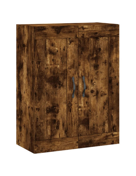 Credenza Rovere Fumo  69,5x34x180 cm in Legno Multistrato