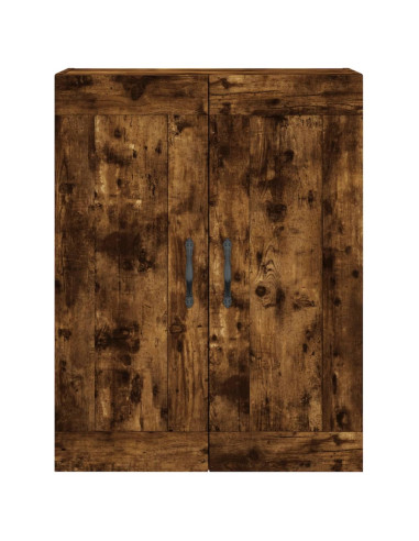 Credenza Rovere Fumo  69,5x34x180 cm in Legno Multistrato