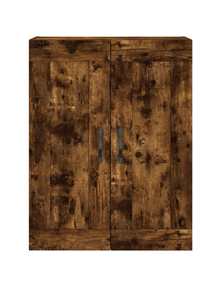 Credenza Rovere Fumo  69,5x34x180 cm in Legno Multistrato