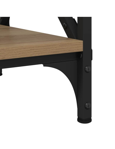 Tavolino da salotto rovere artigianale 80 x 45 x 45.5 cm