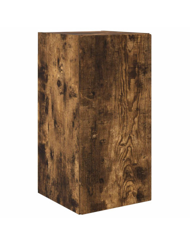 Set di Mobiletto da TV a Parete 4 pcs Rovere fumé