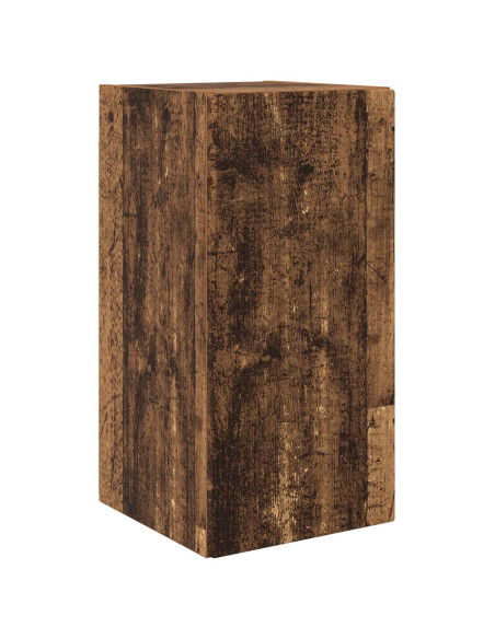 Set di Mobiletto da TV a Parete 4 pcs Legno vecchio