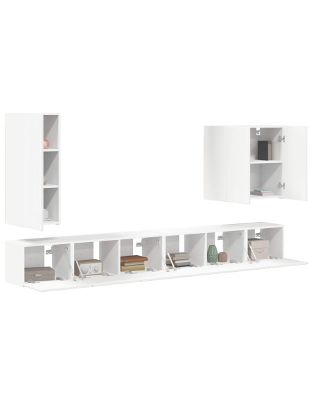 Montaggio a parete 6 pcs Bianco