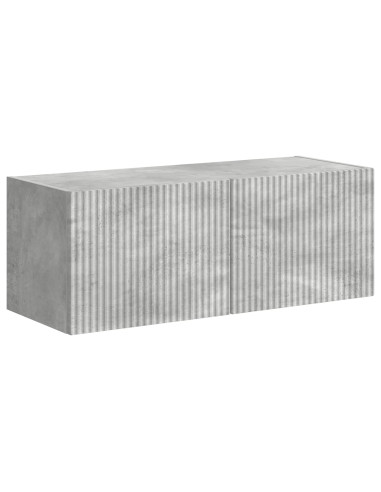 Montaggio a parete 6 pcs Grigio cemento