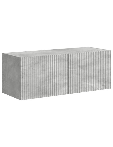 Montaggio a parete 6 pcs Grigio cemento