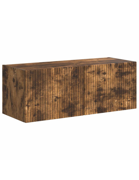 Montaggio a parete 6 pcs Rovere fumé