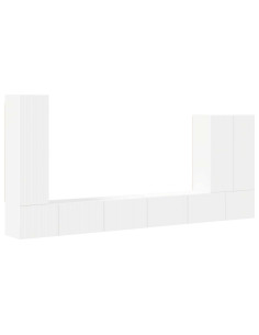 Montaggio a parete 6 pcs Bianco 2