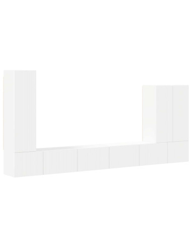 Montaggio a parete 6 pcs Bianco