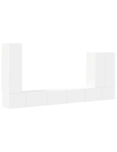 Montaggio a parete 6 pcs Bianco