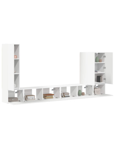 Montaggio a parete 6 pcs Bianco