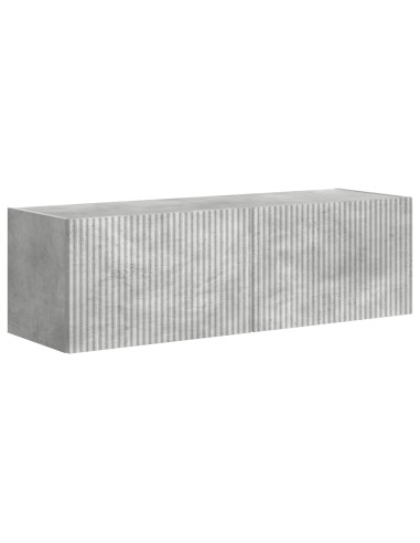 Montaggio a parete 6 pcs Grigio cemento