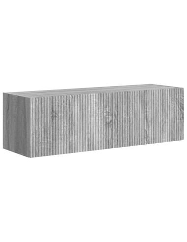 Montaggio a parete 6 pcs Grigio Sonoma