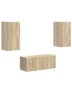Set mobile TV 2 pcs Rovere Sonoma Legno multistrato 2