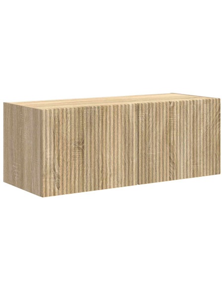 Set mobile TV 2 pcs Rovere Sonoma Legno multistrato