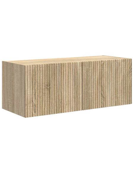 Set mobile TV 3 pcs Rovere Sonoma Legno multistrato