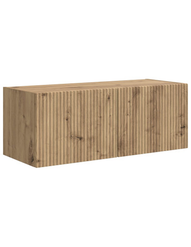 Set mobile TV 3 pcs Rovere artigianale Legno multistrato