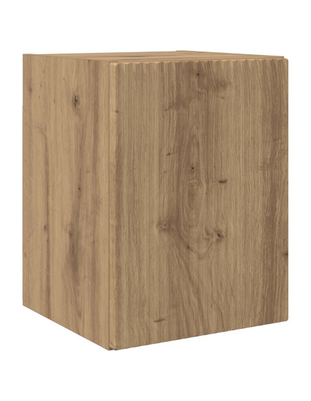 Set mobile TV 4 pcs Rovere artigianale Legno multistrato