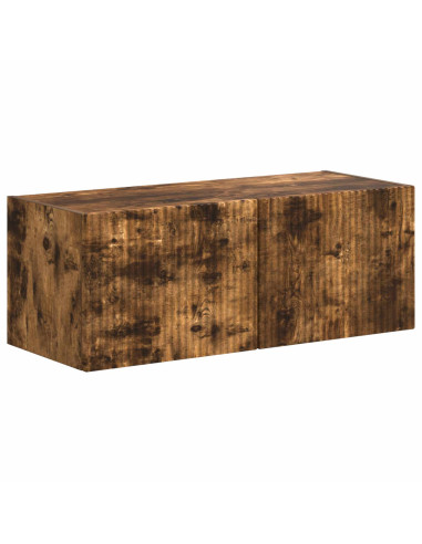 Set mobile TV 4 pcs Rovere fumé Legno multistrato