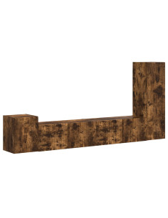 Set mobile TV 3 pcs Rovere fumé Legno multistrato 2