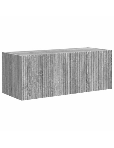 Set mobile TV 3 pcs Grigio Sonoma Legno multistrato