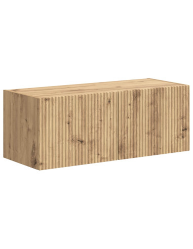 Set mobile TV 4 pcs Rovere artigianale Legno multistrato