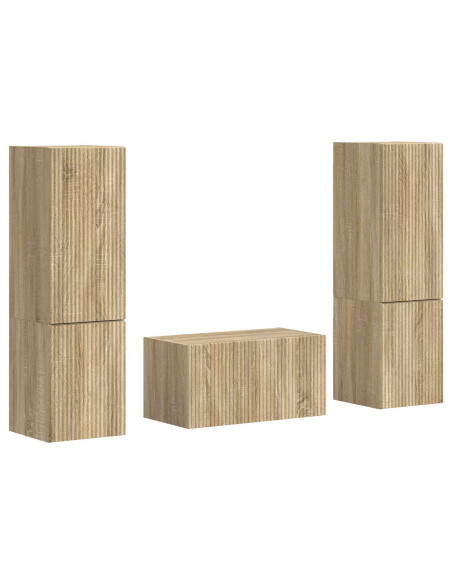 Set mobile TV 5 pcs Rovere Sonoma Legno multistrato