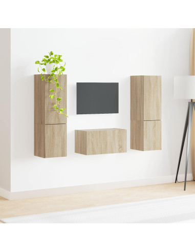 Set mobile TV 5 pcs Rovere Sonoma Legno multistrato
