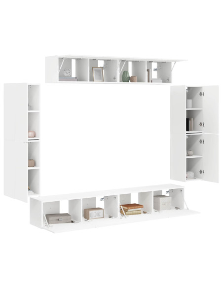 Mobile TV 8 pcs Bianco