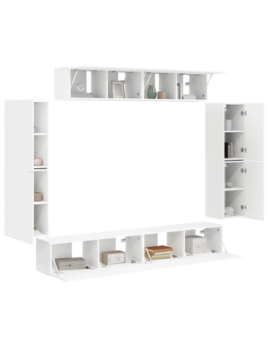 Mobile TV 8 pcs Bianco