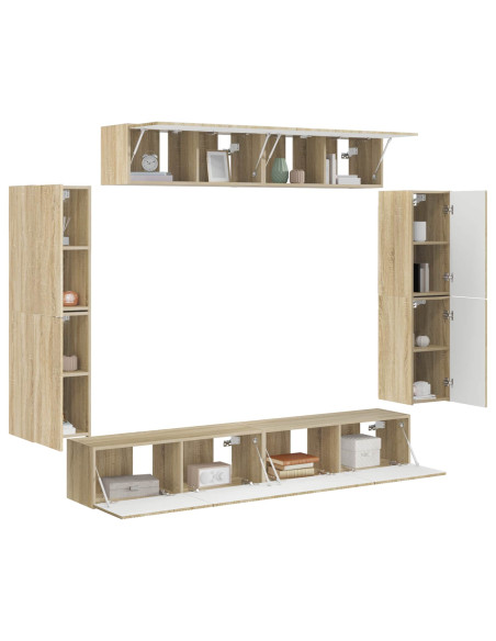 Mobile TV 8 pcs Rovere Sonoma