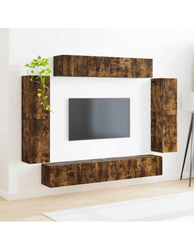 Mobile TV 8 pcs Rovere fumé