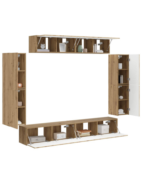 Mobile TV 8 pcs Rovere artigianale