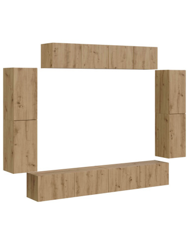 Mobile TV 8 pcs Rovere artigianale