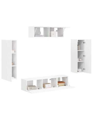 Mobile TV 5 pcs Bianco