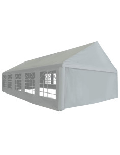 Tessuto per tenda senza struttura Grigio 10 x 5 m PE